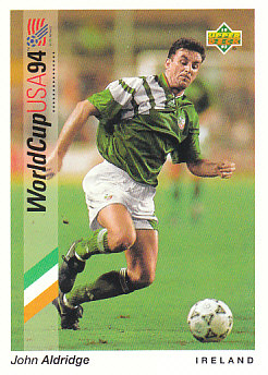 John Aldridge Republic of Ireland Upper Deck World Cup 1994 Preview Eng/Ger #72